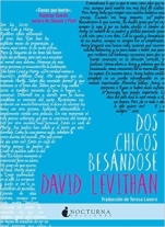 Dos chicos besándose David Levithan